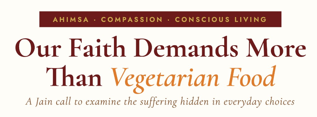 Ahimsa Beyond Food